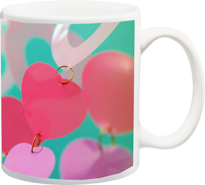 

ME&YOU Gift for Husband/Wife/Girlfriend/Boyfriend/Lover;"Special Beautiful Love 3D printed Ceramic Mug(325 ml), Multicolor
