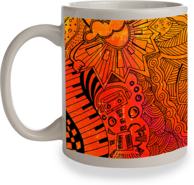 

Posterboy Rock Star Ceramic Mug(350 ml), Multicolor