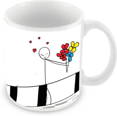 

Sleep Nature's SN-MG-2648 Ceramic Mug(350 ml), White