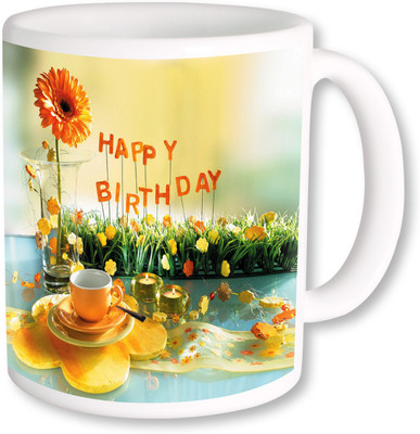 

PhotogiftsIndia happy birthday_08 Ceramic Mug(325 ml), Multicolor