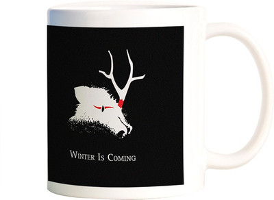 

Rangeele Inkers GOT Winter IS Coming Ceramic Mug(300 ml), Multicolor