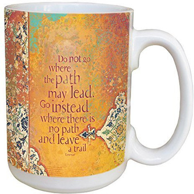 

Tree-Free Greetings Greetings 45565 Angi and Silas Do Not Go Where Ceramic with Full-Sized Handle, 15-Ounce Ceramic Mug(60 ml), Multicolor