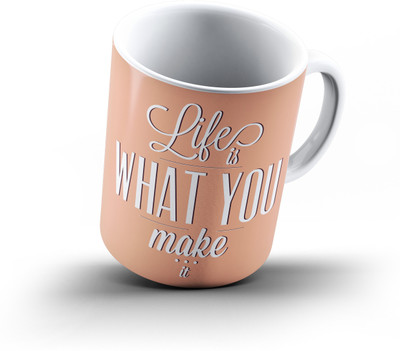 

Ucard Motivational Quote759 Bone China, Ceramic, Porcelain Mug(325 ml)