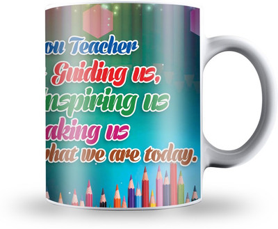

Presto Teachers Day Gift Ceramic Mug(330 ml), White