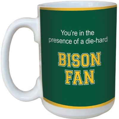 

Tree-Free Greetings Greetings lm44821 Bison College Basketball Ceramic with Full-Sized Handle, 15-Ounce Ceramic Mug(60 ml), Multicolor