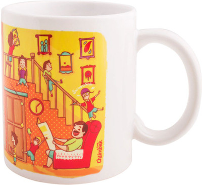 

Chumbak MG219 Ceramic Mug(300 ml, Pack of 157)