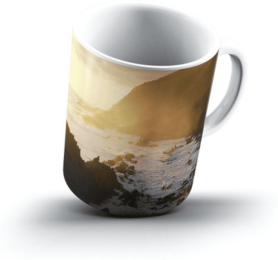 

Ucard Landscape782811 Bone China, Ceramic, Porcelain Mug(325 ml), Multicolor