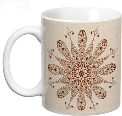

Prithish Abstract Design 16 Ceramic Mug(330 ml), Multicolor