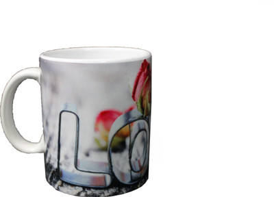 

tenthplanetsales love mug p8149 Ceramic Mug(200 ml), White
