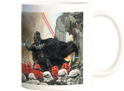 

Rangeele Inkers Darth Vader Army Ceramic Mug(300 ml), Multicolor