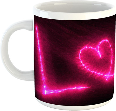 

Deeher Gifts Love -Design27 Ceramic Mug(330 ml), Multicolor