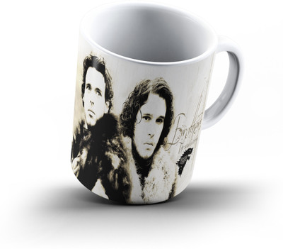 

Ucard Game Of Thrones Brothers969 Bone China, Ceramic, Porcelain Mug(325 ml), Multicolor