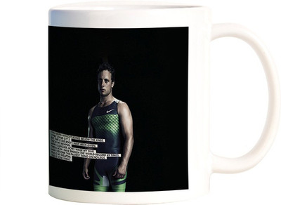 

Rangeele Inkers Oscar Pistorius Motivational Quotes Ceramic Mug(300 ml), Multicolor
