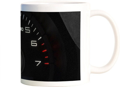 

Rangeele Inkers Sppedo Meter Ceramic Mug(300 ml), Multicolor