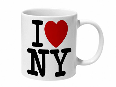 

Mooch Wale I Love New York Ceramic Mug(325 ml), Multicolor