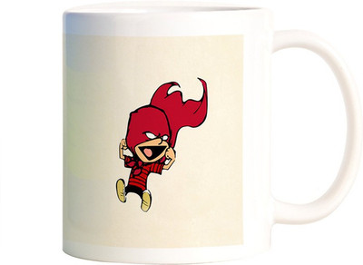 

Rangeele Inkers Calvin Reality I Accept Ceramic Mug(300 ml), Multicolor