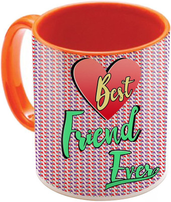 

SKY TRENDS Wonderful & Best Valentine Orange Gift For GirlFriend,Boyfriend,Husband,Wife,Friend Design Cod 072 Ceramic Mug(325 ml)