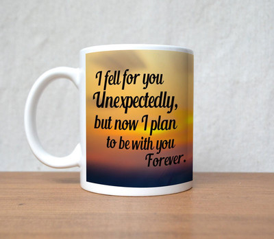 60% OFF on StyBuzz Couple Forever Quote Porcelain Mug(300 ml) 60% OFF on StyBuzz Couple Forever Quote Porcelain Mug(300 ml)
