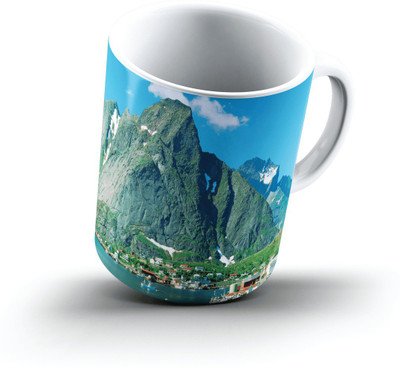 

Ucard Reine Lofoten Islands Norway2640 Bone China, Ceramic, Porcelain Mug(325 ml), Multicolor