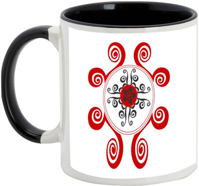 

AllUPrints Gifts For Deepawali - Prosperous Happy Diwali Design 31 Ceramic Mug(325 ml), Black