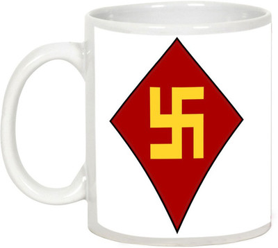

AllUPrints Gifts For Diwali - Happy Vibrant Deepawali Ceramic Mug(325 ml), White