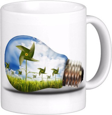 

Exoctic Silver Save Earth Series W002 Ceramic Mug(300 ml), Multicolor