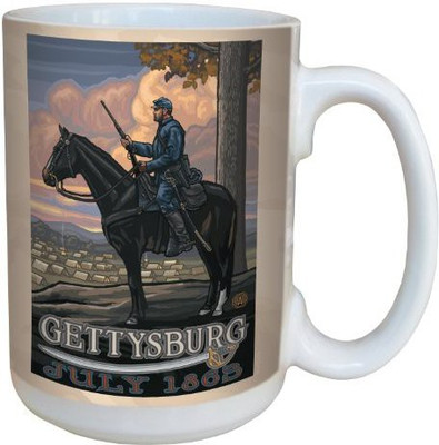 

Tree-Free Greetings Greetings lm43143 Historic Gettysburg Guardian Civil War 1863 by Paul A. Lanquist Ceramic, 15-Ounce, Multicolored Ceramic Mug(60 ml), Multicolor