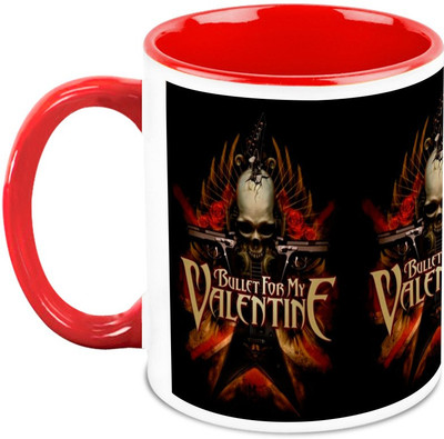 

Homesogood Bullet For My Valentine Ceramic Mug(325 ml)