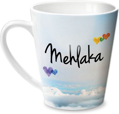 

Hot Muggs Simply Love You Mehlaka Conical Ceramic Mug(350 ml)