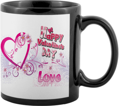 

SKY TRENDS Valentine Gifts For Special Girlfriend,Boyfriend,Wife,Husband,design 62 Ceramic Mug(325 ml), Black
