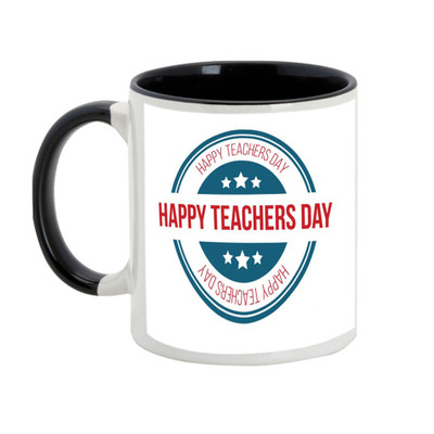 

AllUPrints My Teacher My Star Ceramic Mug(325 ml), Black