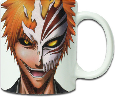 

Maison N Mode Man Face Coffee Ceramic Mug(330 ml), Multicolor