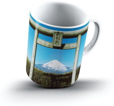 

Ucard Mount Fuji Japan2515 Bone China, Ceramic, Porcelain Mug(325 ml)