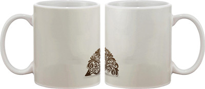 

Artifa Hedgehog Animal Swirls Porcelain, Ceramic Mug(350 ml), Multicolor