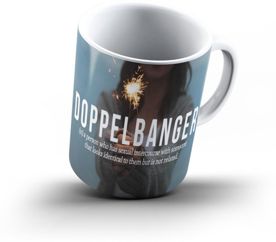 

Ucard Dopplebanger Wordplay792 Bone China, Ceramic, Porcelain Mug(325 ml), Multicolor