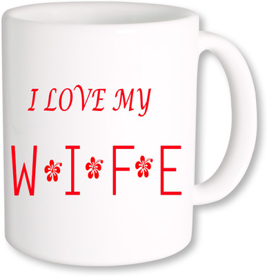 

A Plus i love my wife.jpg Ceramic Mug(250 ml), Multicolor