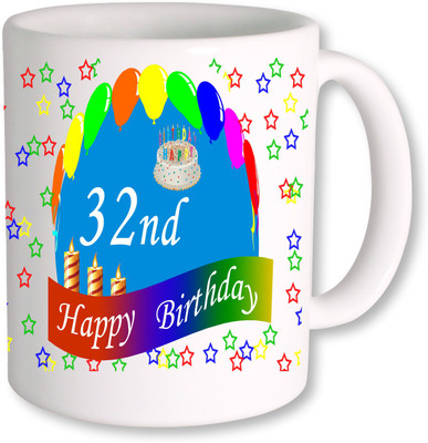 

PhotogiftsIndia Birthday Coffee 032 Ceramic Mug(325 ml), Multicolor