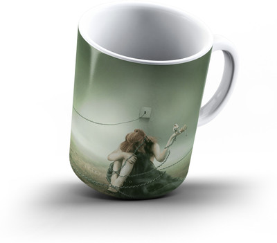 

Ucard Surreal Civilization275 Bone China, Ceramic, Porcelain Mug(325 ml), Multicolor