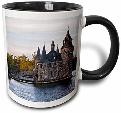 

3dRose Boldt Castle, St Lawrence River, New York Us33 Jre0039 Joe Restuccia Iii Two Tone Black, 11 oz, Black/White Ceramic Mug(60 ml), Multicolor
