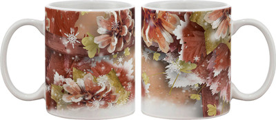 

Artifa Flowers In Winter Porcelain, Ceramic Mug(350 ml), Multicolor