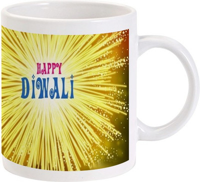 

Lolprint 14 Diwali Ceramic Mug(325 ml)