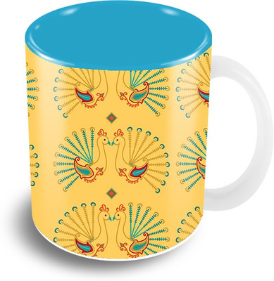

The Crazy Me Vintage Anchor Travel Ceramic Mug(325 ml), Multicolor