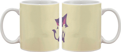 Artifa Purple Cat Porcelain, Ceramic Mug(350 ml) Artifa Purple Cat Porcelain, Ceramic Mug(350 ml)