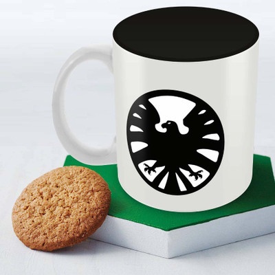 

Posterboy Kawaii Shield Officially Licensed Ceramic Mug(350 ml), Multicolor