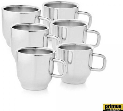 

Primus Steel 500211 Stainless Steel(Silver, Pack of 6)