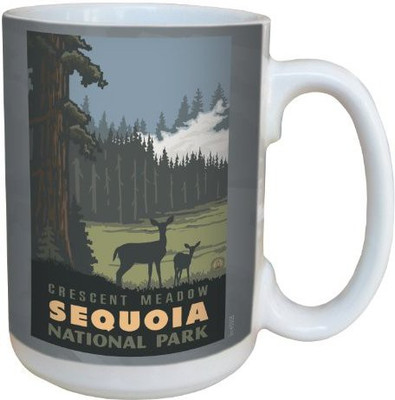 

Tree-Free Greetings Greetings lm43303 Scenic Sequoia National Park Crescent Meadow by Paul A. Lanquist Ceramic, 15-Ounce, Multicolored Ceramic Mug(60 ml), Multicolor