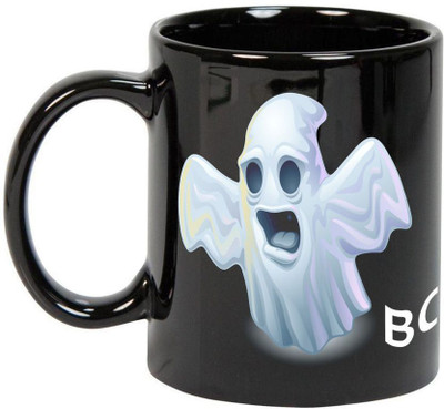 

Prithish Boo Ceramic Mug(350 ml), Multicolor