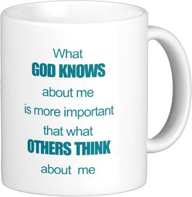 

Exoctic Silver Mast Quotes A135 Ceramic Mug(250 ml), Blue;white