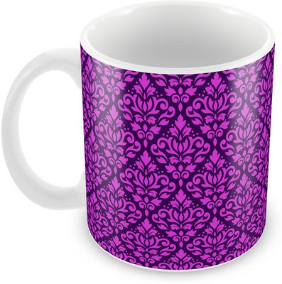 

Tuelip SK_Gp-TangerineAbstract Ceramic Mug(350 ml), Multicolor