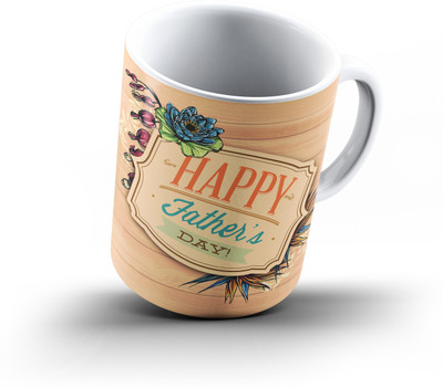

Ucard Fathers Day472 Bone China, Ceramic, Porcelain Mug(325 ml), Multicolor